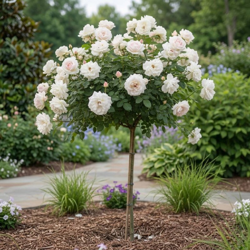 Trandafir pe picior rădăcină goală